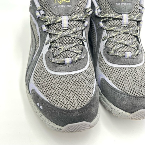 NEW Ryka Womens Size 10 Sky Walk Trail Gray Grey Walking Running Shoes Sneakers - Picture 3 of 13